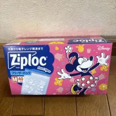Ziploc フリーザーバッグ Mサイズ 40枚 ミニーマウス