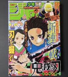 鬼滅の刃　新連載　ジャンプ2016年11号　巻頭カラー　カラー切抜き 少年ジャンプ 2016 11号 鬼滅の刃 新連載 - メルカリ