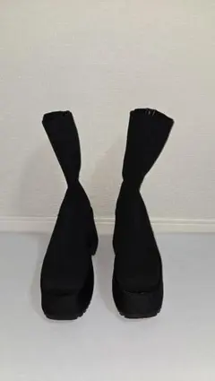 グレイル 厚底ニットミドルブーツ［zr1193］