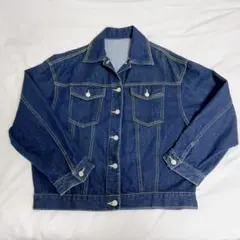 オーバーサイズデニムジャケット　Gジャン　インディゴ