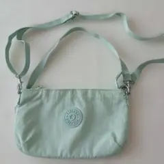 kipling　2way ショルダーバッグ　ミントグリーン