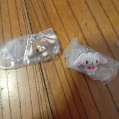 シュガーバニーズ　しろうさ　くろうさ　めじるしチャーム