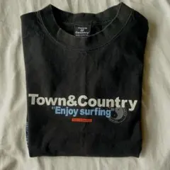 Town & Country 長袖Tシャツ ブラック M