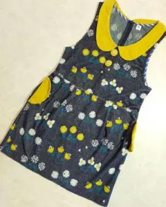 a.l.c. 花柄ノースリーブワンピース 130　美品　秋冬　女の子