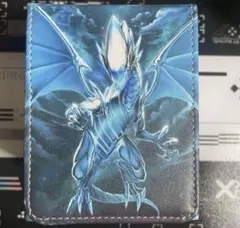 遊戯王 青眼の白龍 ブルーアイズ・ホワイトドラゴン レザーデッキケース
