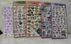 ボンボンドロップシール　和柄5点セット
