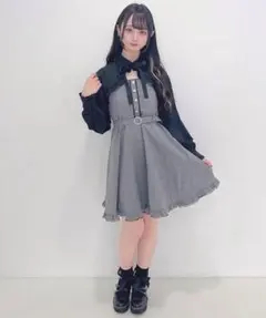 Honey Cinnamonクロップドキャミワンピース