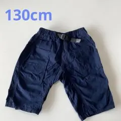 130cm半ズボン　短パン　紺色ハーフパンツ