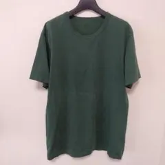 UNIQLO　AIRism 　ダークグリーン Tシャツ Lサイズ