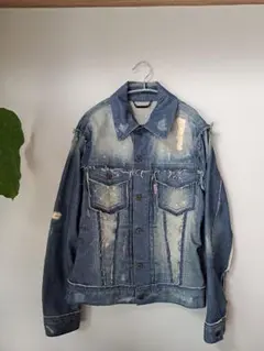 ★値下げ★ D&G デニムジャケット ダメージ加工