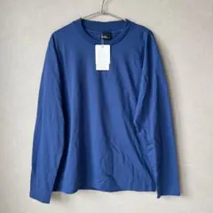 新品 グリーンレーベル ロンT M Tシャツ ブルー 吸水速乾 抗菌　スポーツのサムネイル