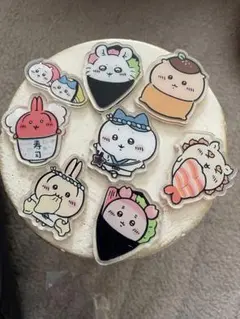 ちいかわ寿司モチーフアクリルパーツ４センチ