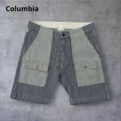 Columbia コロンビア クレイジーパターン ヒッコリーショートパンツ 30のサムネイル