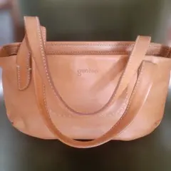 genten レザーハンドバッグ