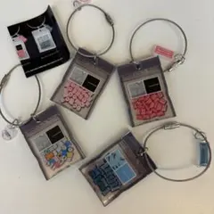 パパブブレ　PAPABUBBLE 4点セット　アクリルチャーム　ガチャガチャ
