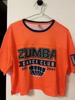 正規品ZUMBA メッシュダンスTシャツ XS オレンジ