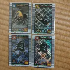 甲虫王者ムシキング　まとめ売り　つよさ200 つよさ180 GPカード 甲虫王者ムシキング つよさ180ムシカード4枚 - メルカリ