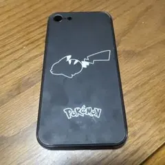 iPhoneSEポケモン ハードケース ブラック