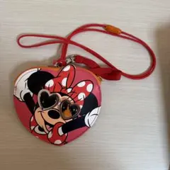 ミニーマウス ハート型パスケース おまけ付き