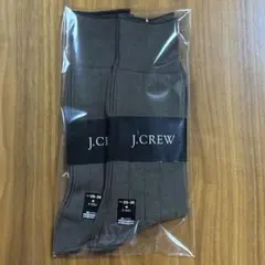 【J.CREW／レナウン】リブソックス／オリーブグリーン／✨2足セット‼️のサムネイル