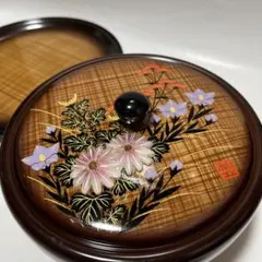 特選 金蒔絵 菓子器 喰籠 蓋付き 漆器 伝統工芸 盆付き - メルカリ