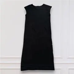 ViS color your closet ヴィス ロングワンピース F 黒