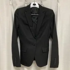 アンタイトル　スーツ（黒/ピンストライプ、サイズ:0 )