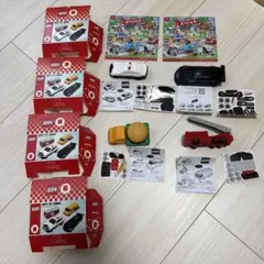 マクドナルド　ハッピーセット　トミカ　第1弾4種類コンプリートDVD2枚付き