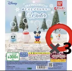 ディズニー めじるしアクセサリー winter ゼロ 3つセット