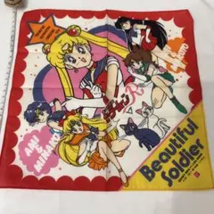 希少品 セーラームーン ヴィンテージ ハンカチ 新品 デッドストック