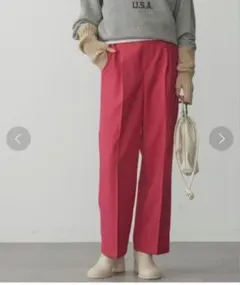 新品タグ付　AMERICAN HOLIC　美・美・暖ストレートパンツ　アメホリ