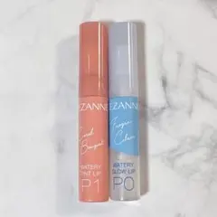 セザンヌ CEZANNE リップグロス＆ティント P0 P1 2色セットのサムネイル