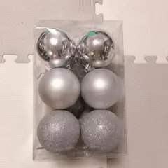 大幅値下げ！！　クリスマス オーナメント シルバー12個 誕生日 飾り