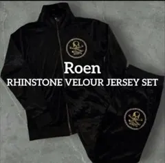roen ロエン track jacket ベロアラインストーン ジャージset