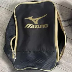 MIZUNO シューズケース ブラック ゴールドのサムネイル