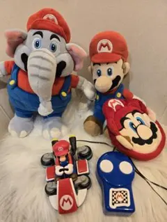 マリオ　ぬいぐるみ　ポーチ　リュック　ラジコン　ゾウマリオ