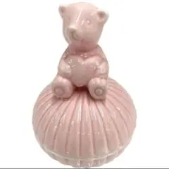 クマさん小物入れ 【ピンク】 新品 インテリア アクセサリー ケース 小物入れ