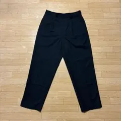 UNIQLO タックワイドテーパードパンツ