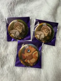 鬼滅の刃 決戦の火蓋を切る ティザー期缶バッジ 3個セット