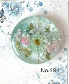 フラワーハンドメイドレジンヘアゴム44 - メルカリ