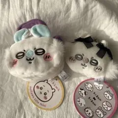 ちいかわ　ぬいふわトートミニ　ミニがまぐち　リボン　モモンガ