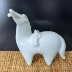 干支置物飾り物　馬　午　陶器製