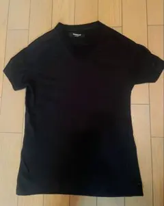 ウノピュウブラック Vネック Tシャツ L