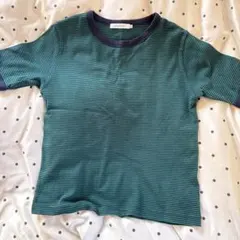AMERICAN HOLICストライプ 半袖Tシャツ 緑と紺