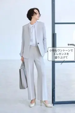 現行品■トリアセブレンドストレートパンツ■31ベージュ■Lサイズプラステ