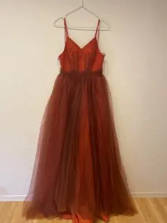 アーバンブランシュ　テラコッタ　チュールドレス　Sサイズ