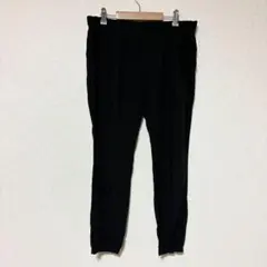 GAP レーヨンパンツ ゆったり 薄手 ストレッチ ブラック S