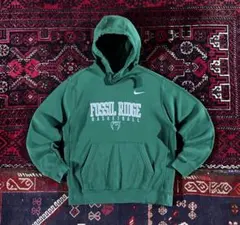 メ*ス様 NIKE ナイキ カレッジロゴ プルオーバー パーカー グリーン M