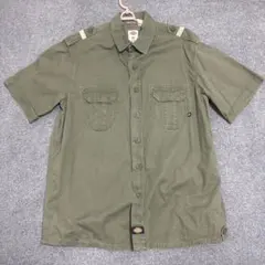 Dickies ワークシャツ オリーブ XLのサムネイル