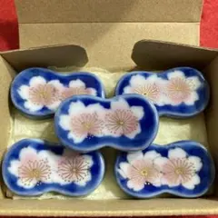 廃番希少　深川製磁【川に桜】銘々皿　取り皿　5枚　新品♬ 2025年最新】深川製磁 桜の人気アイテム - メルカリ